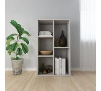 Berkfield Home Book Cabinet/Sideboard Concrete Grey 50x25x80 cm Engineered Wood | Size: 50 x 25 x 80 cm Berkfield Home Grey 50 x 25 x 80 cm