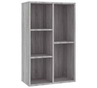Berkfield Home Book Cabinet/Sideboard Grey Sonoma 50x25x80 cm Engineered Wood | Size: 50 x 25 x 80 cm Berkfield Home Grey 50 x 25 x 80 cm
