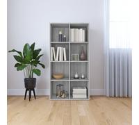 Berkfield Home Book Cabinet/Sideboard Grey Sonoma 66x30x130 cm Engineered Wood | Size: 66 x 30 x 130 cm Berkfield Home Grey 66 x 30 x 130 cm