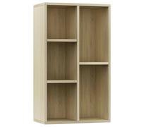 Berkfield Home Book Cabinet/Sideboard Sonoma Oak 50x25x80 cm Engineered Wood in Light Brown | Size: 50 x 25 x 80 cm Berkfield Home Light Brown 50 x 25 x 80 cm
