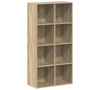 Berkfield Home Book Cabinet/Sideboard Sonoma Oak 66x30x130 cm Engineered Wood in Brown | Size: 66 x 30 x 130 cm Berkfield Home Brown 66 x 30 x 130 cm