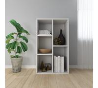 Berkfield Home Book Cabinet/Sideboard White 50x25x80 cm Engineered Wood | Size: 50 x 25 x 80 cm Berkfield Home White 50 x 25 x 80 cm