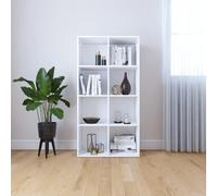Berkfield Home Book Cabinet/Sideboard White 66x30x130 cm Engineered Wood | Size: 66 x 30 x 130 cm Berkfield Home White 66 x 30 x 130 cm