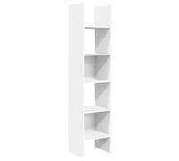 Berkfield Home Book Cabinet White 40x35x180 cm Engineered Wood | Size: 40 x 35 x 180 cm Berkfield Home White 40 x 35 x 180 cm