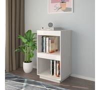 Berkfield Home Book Cabinet White 40x35x71 cm Solid Pinewood | Size: 40 x 35 x 71 cm Berkfield Home White 40 x 35 x 71 cm