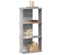 Berkfield Home Bookcase 3-Tier Concrete Grey 60x30x120 cm Engineered Wood | Size: 60 x 30 x 120 cm Berkfield Home Grey 60 x 30 x 120 cm