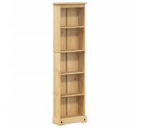 Berkfield Home Bookcase Corona 46x20x170 cm Solid Wood Pine in Light Tan | Size: 46 x 20 x 170 cm Berkfield Home Light Tan 46 x 20 x 170 cm