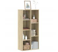 Berkfield Home Bookcase Sonoma Oak 50x25x105 cm Engineered Wood in Brown | Size: 50 x 25 x 105 cm Berkfield Home Brown 50 x 25 x 105 cm
