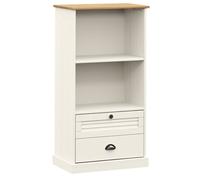 Berkfield Home Bookcase VIGO White 60x35x114.5 cm Solid Wood Pine Berkfield Home White 60x35x114.5 cm