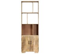 Berkfield Home Bookshelf 60x35x180 cm Solid Mango Wood in Brown | Size: 60 x 35 x 180 cm Berkfield Home Brown 60 x 35 x 180 cm