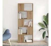 Berkfield Home Bookshelf Artisan oak Particle board 60 x 24 x 155 cm Bookshelf in Brown Berkfield Home Brown 60 x 24 x 155 cm