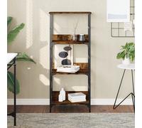 Berkfield Home Bookshelf Smoked Oak 50x33x117.5 cm Engineered Wood in Brown Berkfield Home Brown 50x33x117.5 cm