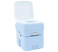 Berkfield Home Camping loo light blue body+white lid NA NA NA Berkfield Home Blue