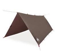 Berkfield Home Camping Tarp Brown 406x306 cm Waterproof Berkfield Home Brown 406x306 cm
