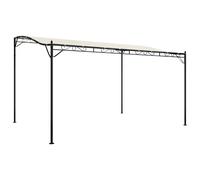 Berkfield Home Canopy Cream 4x3 m 180 g/m ² Fabric & Steel in Beige Berkfield Home Beige