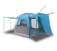 Berkfield Home Car Tent 4-Person Blue Waterproof Berkfield Home Blue