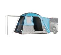 Berkfield Home Car Tent 4-Person Blue Waterproof Berkfield Home Blue