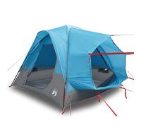 Berkfield Home Car Tent 4-Person Blue Waterproof Berkfield Home Blue