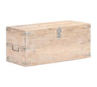 Berkfield Home Chest 90x40x40 cm Solid Acacia Wood in Brown | Size: 90 x 40 x 40 cm Berkfield Home Brown 90 x 40 x 40 cm