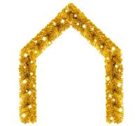 Berkfield Home Christmas Garland with LED Lights 20 m Gold Berkfield Home Gold