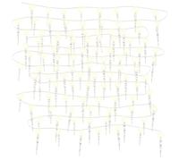 Berkfield Home Christmas Icicle Light 100 LEDs Warm White 10 m Acrylic PVC Berkfield Home Multicolor