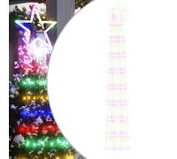Berkfield Home Christmas Tree light 320 LEDs Colourful 375 cm Berkfield Home Multicolor