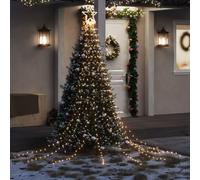 Berkfield Home Christmas Tree light 320 LEDs Warm White 375 cm Berkfield Home Multicolor