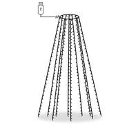 Berkfield Home Christmas Tree Net Lights with 250 LEDs Cold White 250 cm Berkfield Home White