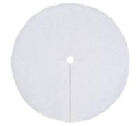 Berkfield Home Christmas Tree Skirt White 90 cm Faux Berkfield Home White