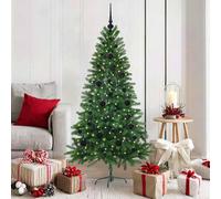 Berkfield Home Christmas Tree with 150 LEDs with Stand Green 150 cm PE Berkfield Home Green