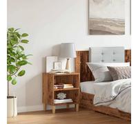 Berkfield Home Classic Bedside Cabinet Old Wood 40x30x50 cm Engineered Wood in Brown | Size: 40 x 30 x 50 cm Berkfield Home Brown 40 x 30 x 50 cm