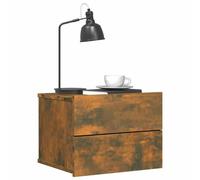 Berkfield Home Classic Bedside Cabinets 2 pcs Smoked Oak 40x30x30 cm Engineered Wood in Brown | Size: 40 x 30 x 30 cm Berkfield Home Brown 40 x 30 x 30 cm