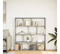 Berkfield Home Classic Book Cabinet Concrete Grey 132x29x141.5 cm Engineered Wood Berkfield Home Grey 132x29x141.5 cm