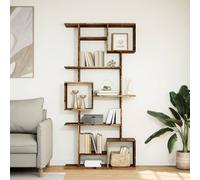 Berkfield Home Classic Book Cabinet Old Wood 92x29x188 cm Engineered Wood in Brown | Size: 92 x 29 x 188 cm Berkfield Home Brown 92 x 29 x 188 cm