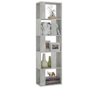 Berkfield Home Classic Book Cabinet/Room Divider Concrete Grey 45x24x159 cm Engi | Size: 45 x 24 x 159 cm Berkfield Home Grey 45 x 24 x 159 cm