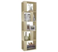 Berkfield Home Classic Book Cabinet/Room Divider Sonoma Oak 45x24x159 cm Enginee in Light Tan | Size: 45 x 24 x 159 cm Berkfield Home Light Tan 45 x 24 x 159 cm