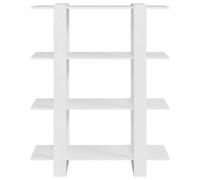 Berkfield Home Classic Book Cabinet/Room Divider White 100x30x123.5 cm Berkfield Home White 100x30x123.5 cm