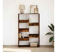 Berkfield Home Classic Bookcase Smoked Oak 100x33x155.5 cm Engineered Wood in Brown Berkfield Home Brown 100x33x155.5 cm