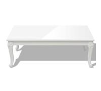 Berkfield Home Classic Coffee Table 115x65x42 cm High Gloss White | Size: 115 x 65 x 42 cm Berkfield Home White 115 x 65 x 42 cm