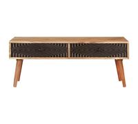 Berkfield Home Coffee Table 100x50x39 cm Solid Acacia Wood in Brown | Size: 100 x 50 x 39 cm Berkfield Home Brown 100 x 50 x 39 cm