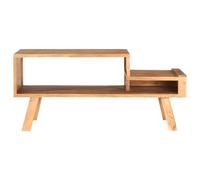 Berkfield Home Coffee Table 100x50x45 cm Solid Acacia Wood in Brown | Size: 100 x 50 x 45 cm Berkfield Home Brown 100 x 50 x 45 cm