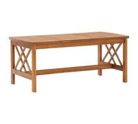 Berkfield Home Coffee Table 102x50x43 cm Solid Acacia Wood in Brown | Size: 102 x 50 x 43 cm Berkfield Home Brown 102 x 50 x 43 cm