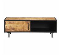 Berkfield Home Coffee Table 105x50x35 cm Rough Mango Wood in Brown | Size: 105 x 50 x 35 cm Berkfield Home Brown 105 x 50 x 35 cm