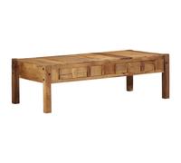 Berkfield Home Coffee Table 110x55x35 cm Solid Wood Reclaimed in Brown | Size: 110 x 55 x 35 cm Berkfield Home Brown 110 x 55 x 35 cm