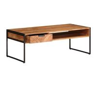 Berkfield Home Coffee Table 110x55x40 cm Solid Wood Acacia in Brown | Size: 110 x 55 x 40 cm Berkfield Home Brown 110 x 55 x 40 cm