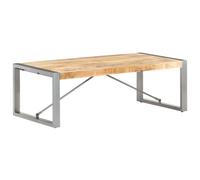 Berkfield Home Coffee Table 120x60x40 cm Rough Mango Wood in Brown | Size: 120 x 60 x 40 cm Berkfield Home Brown 120 x 60 x 40 cm