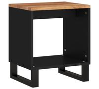 Berkfield Home Coffee Table 40x31x46 cm Solid Wood Acacia&Engineered Wood in Brown | Size: 40 x 31 x 46 cm Berkfield Home Brown 40 x 31 x 46 cm