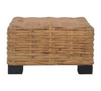 Berkfield Home Coffee Table 47x47x28 cm Natural Rattan in Brown | Size: 47 x 47 x 28 cm Berkfield Home Brown 47 x 47 x 28 cm