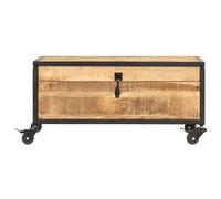 Berkfield Home Coffee Table 70x50x33 cm Solid Mango Wood in Brown | Size: 70 x 50 x 33 cm Berkfield Home Brown 70 x 50 x 33 cm