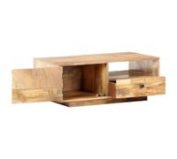 Berkfield Home Coffee Table 90x50x35 cm Solid Mango Wood in Brown | Size: 90 x 50 x 35 cm Berkfield Home Brown 90 x 50 x 35 cm